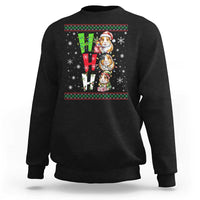 Funny Guinea Pig Ho Ho Ho Ugly Christmas Sweater Sweatshirt Cute Pet Lover - Wonder Print Shop