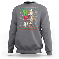 Funny Guinea Pig Ho Ho Ho Ugly Christmas Sweater Sweatshirt Cute Pet Lover - Wonder Print Shop