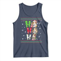 Funny Guinea Pig Ho Ho Ho Ugly Christmas Sweater Tank Top Cute Pet Lover - Wonder Print Shop