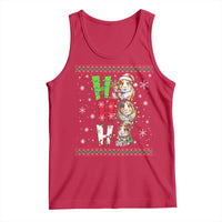 Funny Guinea Pig Ho Ho Ho Ugly Christmas Sweater Tank Top Cute Pet Lover - Wonder Print Shop