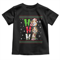 Funny Guinea Pig Ho Ho Ho Ugly Christmas Sweater Toddler T Shirt Cute Pet Lover - Wonder Print Shop