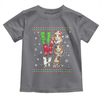 Funny Guinea Pig Ho Ho Ho Ugly Christmas Sweater Toddler T Shirt Cute Pet Lover - Wonder Print Shop