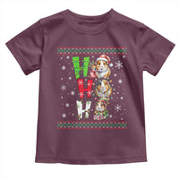 Funny Guinea Pig Ho Ho Ho Ugly Christmas Sweater Toddler T Shirt Cute Pet Lover - Wonder Print Shop