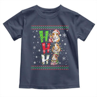 Funny Guinea Pig Ho Ho Ho Ugly Christmas Sweater Toddler T Shirt Cute Pet Lover - Wonder Print Shop