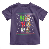 Funny Guinea Pig Ho Ho Ho Ugly Christmas Sweater Toddler T Shirt Cute Pet Lover - Wonder Print Shop