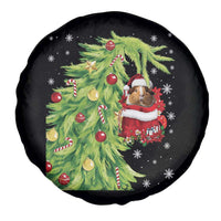 Funny Christmas Guinea In Green Hand Naughty Spare Tire Cover Cute Pet Lover Gift - Wonder Print Shop