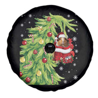 Funny Christmas Guinea In Green Hand Naughty Spare Tire Cover Cute Pet Lover Gift - Wonder Print Shop