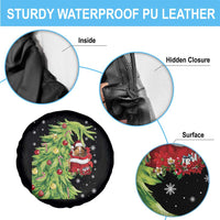 Funny Christmas Guinea In Green Hand Naughty Spare Tire Cover Cute Pet Lover Gift - Wonder Print Shop