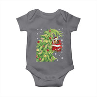 Funny Christmas Guinea In Green Hand Naughty Baby Onesie Cute Pet Lover Gift - Wonder Print Shop