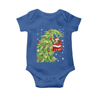Funny Christmas Guinea In Green Hand Naughty Baby Onesie Cute Pet Lover Gift - Wonder Print Shop