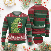 Funny Christmas Guinea In Green Hand Naughty Ugly Christmas Sweater Cute Pet Lover Gift - Wonder Print Shop