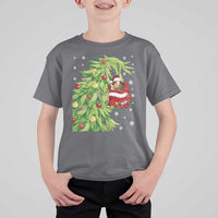 Funny Christmas Guinea In Green Hand Naughty T Shirt For Kid Cute Pet Lover Gift - Wonder Print Shop