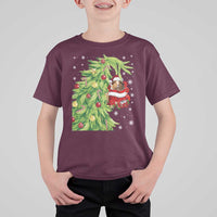 Funny Christmas Guinea In Green Hand Naughty T Shirt For Kid Cute Pet Lover Gift - Wonder Print Shop