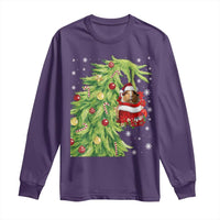 Funny Christmas Guinea In Green Hand Naughty Long Sleeve Shirt Cute Pet Lover Gift - Wonder Print Shop