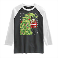 Funny Christmas Guinea In Green Hand Naughty Raglan Shirt Cute Pet Lover Gift - Wonder Print Shop
