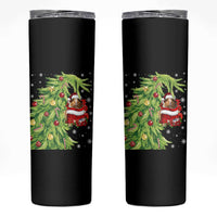 Funny Christmas Guinea In Green Hand Naughty Skinny Tumbler Cute Pet Lover Gift - Wonder Print Shop