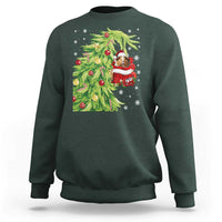 Funny Christmas Guinea In Green Hand Naughty Sweatshirt Cute Pet Lover Gift - Wonder Print Shop
