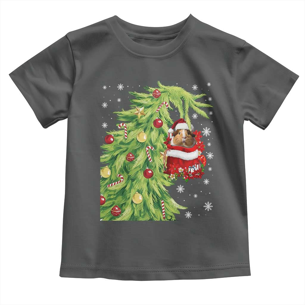 Funny Christmas Guinea In Green Hand Naughty Toddler T Shirt Cute Pet Lover Gift - Wonder Print Shop