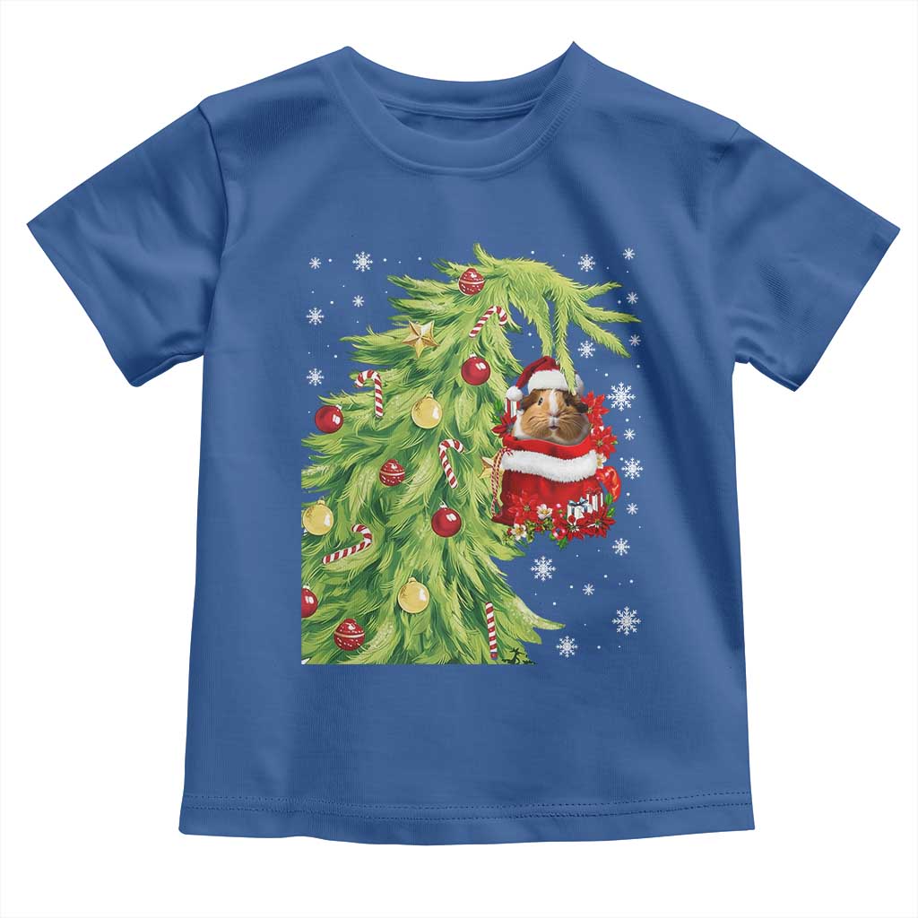 Funny Christmas Guinea In Green Hand Naughty Toddler T Shirt Cute Pet Lover Gift - Wonder Print Shop