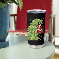 Funny Christmas Guinea In Green Hand Naughty Tumbler Cup Cute Pet Lover Gift - Wonder Print Shop