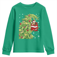 Funny Christmas Guinea In Green Hand Naughty Youth Sweatshirt Cute Pet Lover Gift - Wonder Print Shop