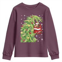 Funny Christmas Guinea In Green Hand Naughty Youth Sweatshirt Cute Pet Lover Gift - Wonder Print Shop