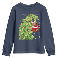 Funny Christmas Guinea In Green Hand Naughty Youth Sweatshirt Cute Pet Lover Gift - Wonder Print Shop
