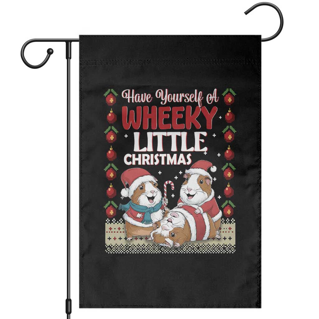 Have Yourself A Wheeky Little Christmas Garden Flag Funny Guinea Pig Lover - Wonder Print Shop
