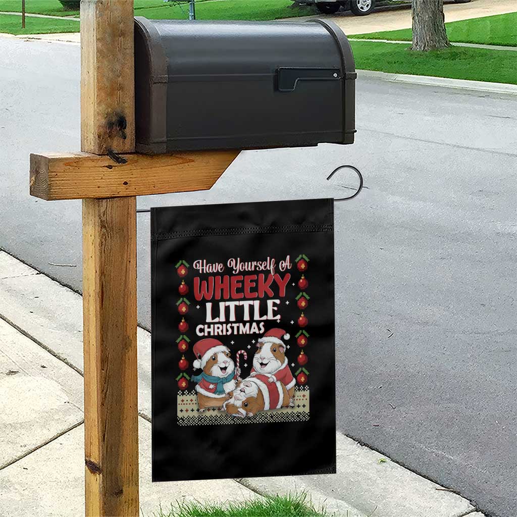 Have Yourself A Wheeky Little Christmas Garden Flag Funny Guinea Pig Lover - Wonder Print Shop