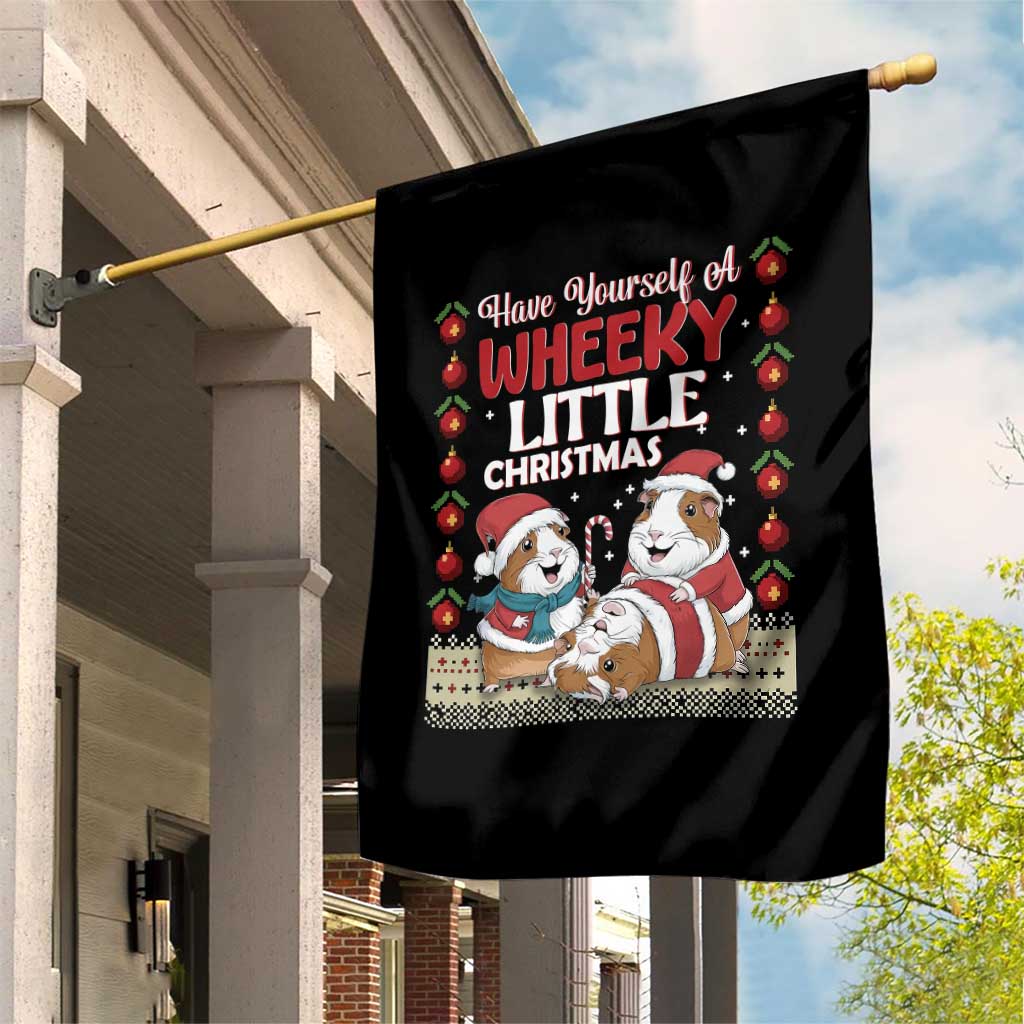 Have Yourself A Wheeky Little Christmas Garden Flag Funny Guinea Pig Lover - Wonder Print Shop