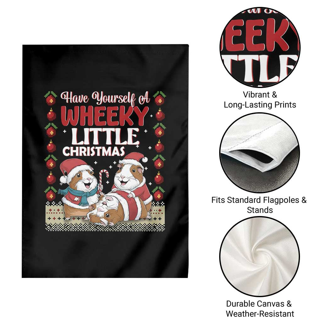 Have Yourself A Wheeky Little Christmas Garden Flag Funny Guinea Pig Lover - Wonder Print Shop