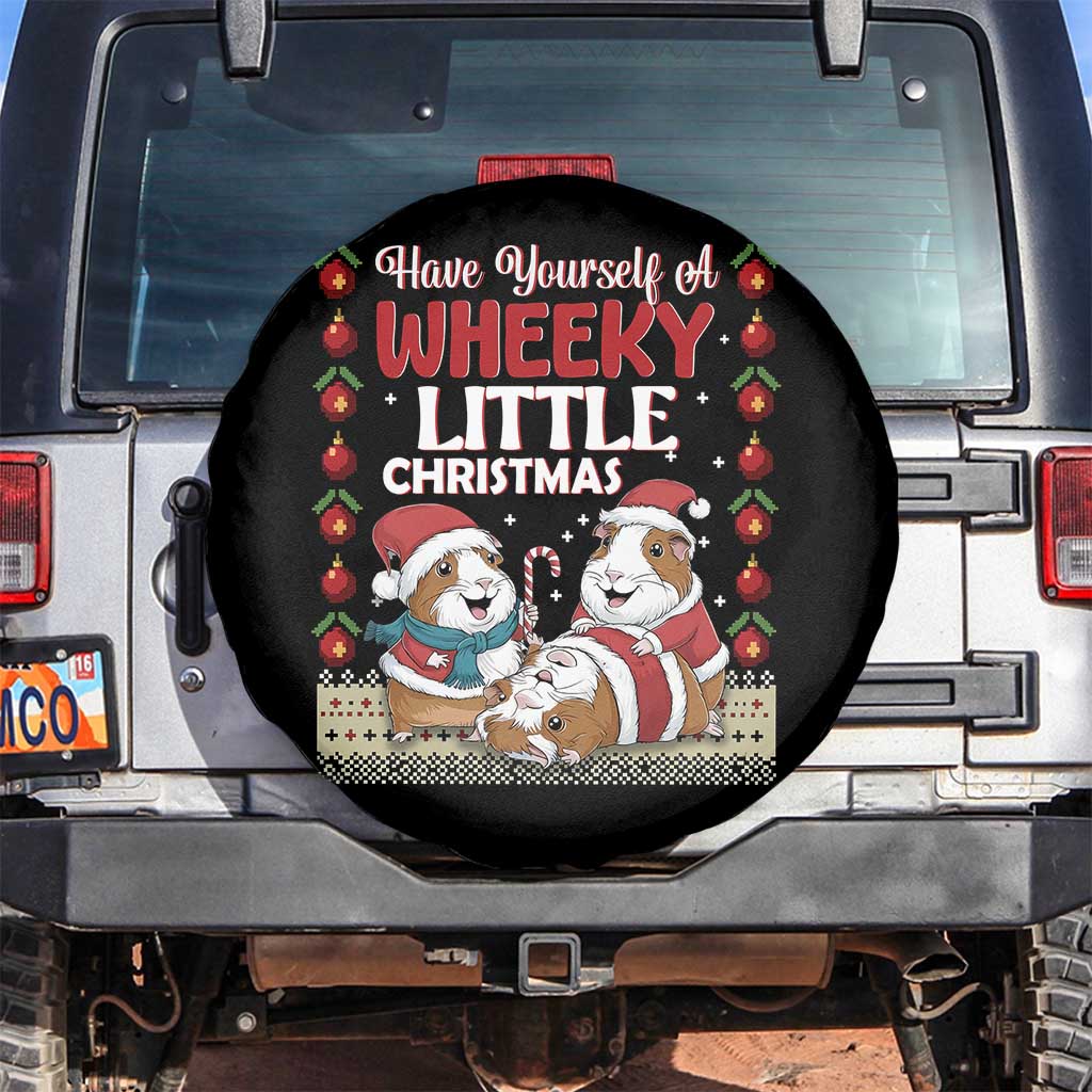 Have Yourself A Wheeky Little Christmas Spare Tire Cover Funny Guinea Pig Lover - Wonder Print Shop