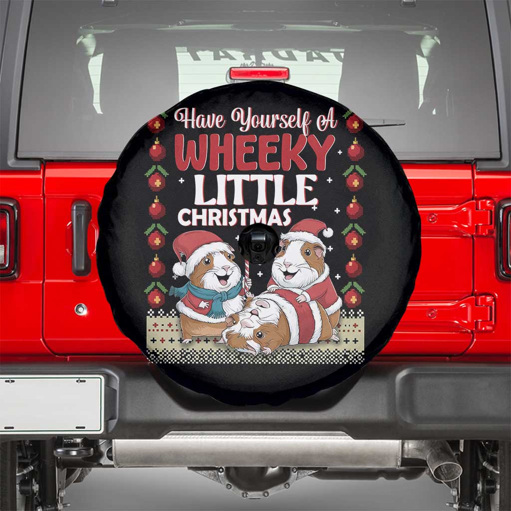 Have Yourself A Wheeky Little Christmas Spare Tire Cover Funny Guinea Pig Lover - Wonder Print Shop
