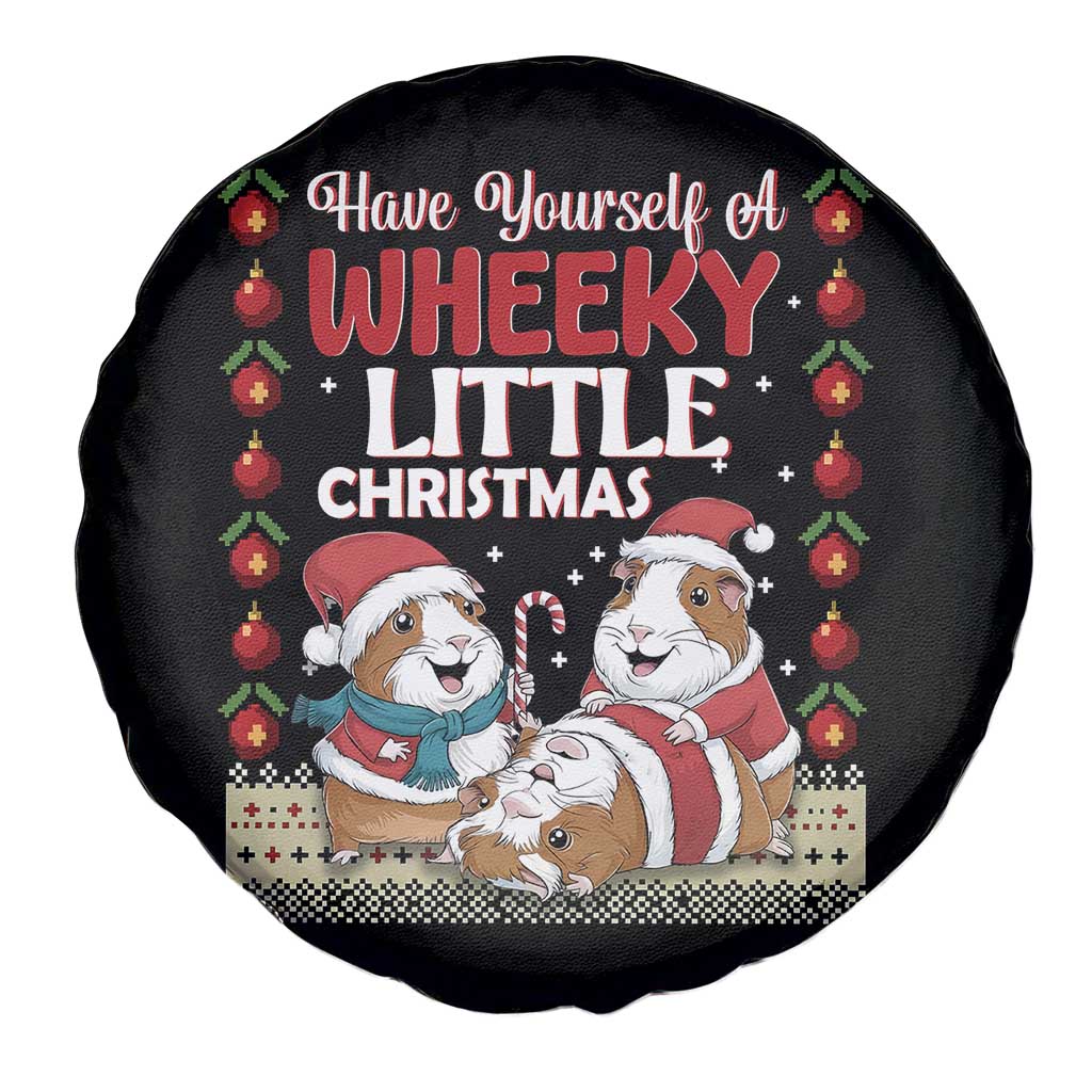 Have Yourself A Wheeky Little Christmas Spare Tire Cover Funny Guinea Pig Lover - Wonder Print Shop