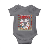 Have Yourself A Wheeky Little Christmas Baby Onesie Funny Guinea Pig Lover - Wonder Print Shop