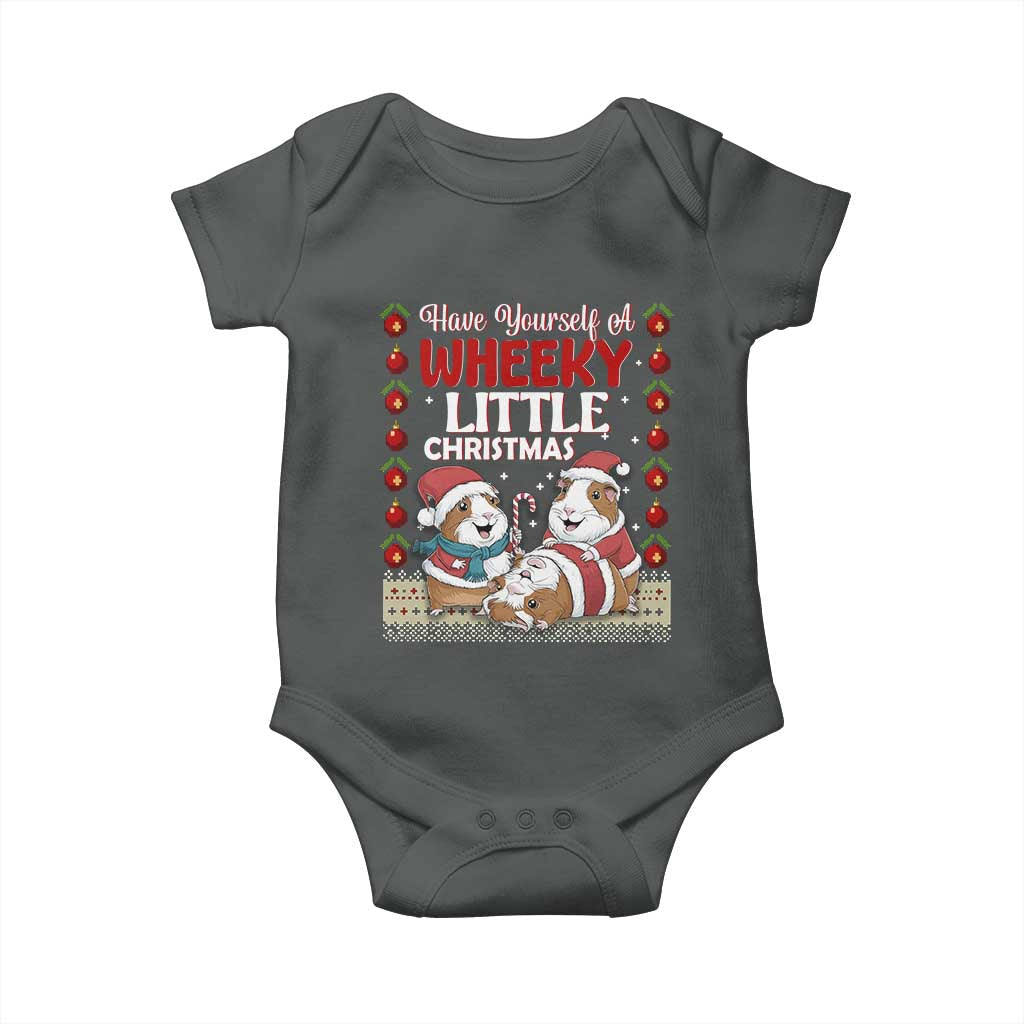 Have Yourself A Wheeky Little Christmas Baby Onesie Funny Guinea Pig Lover - Wonder Print Shop