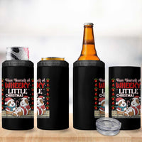 Have Yourself A Wheeky Little Christmas 4 in 1 Can Cooler Tumbler Funny Guinea Pig Lover - Wonder Print Shop