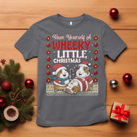 Have Yourself A Wheeky Little Christmas T Shirt Funny Guinea Pig Lover - Wonder Print Shop