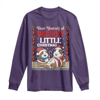 Have Yourself A Wheeky Little Christmas Long Sleeve Shirt Funny Guinea Pig Lover - Wonder Print Shop