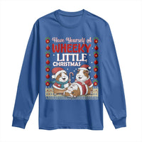 Have Yourself A Wheeky Little Christmas Long Sleeve Shirt Funny Guinea Pig Lover - Wonder Print Shop