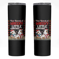 Have Yourself A Wheeky Little Christmas Skinny Tumbler Funny Guinea Pig Lover - Wonder Print Shop