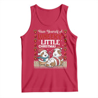 Have Yourself A Wheeky Little Christmas Tank Top Funny Guinea Pig Lover - Wonder Print Shop