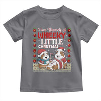 Have Yourself A Wheeky Little Christmas Toddler T Shirt Funny Guinea Pig Lover - Wonder Print Shop