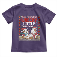 Have Yourself A Wheeky Little Christmas Toddler T Shirt Funny Guinea Pig Lover - Wonder Print Shop