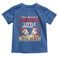 Have Yourself A Wheeky Little Christmas Toddler T Shirt Funny Guinea Pig Lover - Wonder Print Shop