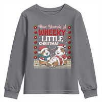 Have Yourself A Wheeky Little Christmas Youth Sweatshirt Funny Guinea Pig Lover - Wonder Print Shop