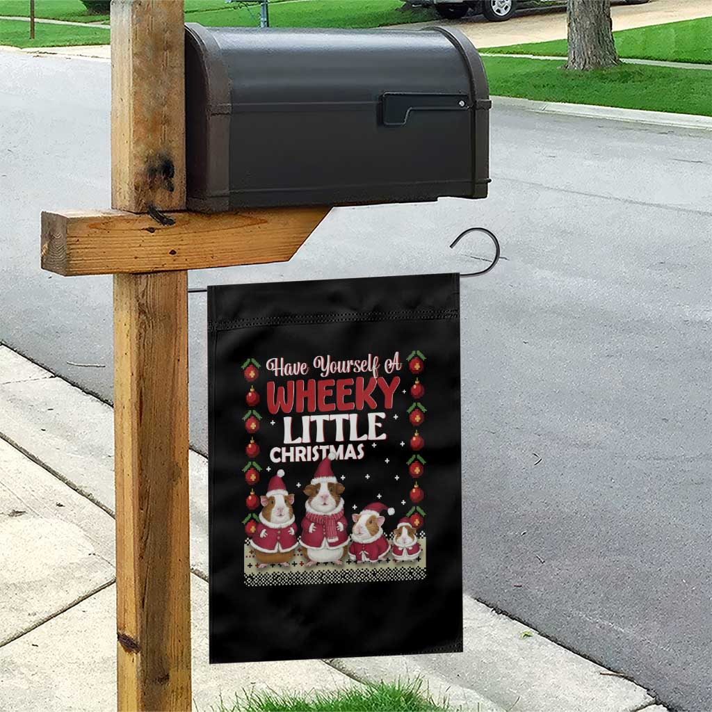 Christmas Guinea Pig Lover Garden Flag Have Yourself A Wheeky Little - Wonder Print Shop