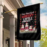 Christmas Guinea Pig Lover Garden Flag Have Yourself A Wheeky Little - Wonder Print Shop