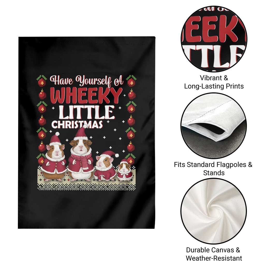 Christmas Guinea Pig Lover Garden Flag Have Yourself A Wheeky Little - Wonder Print Shop