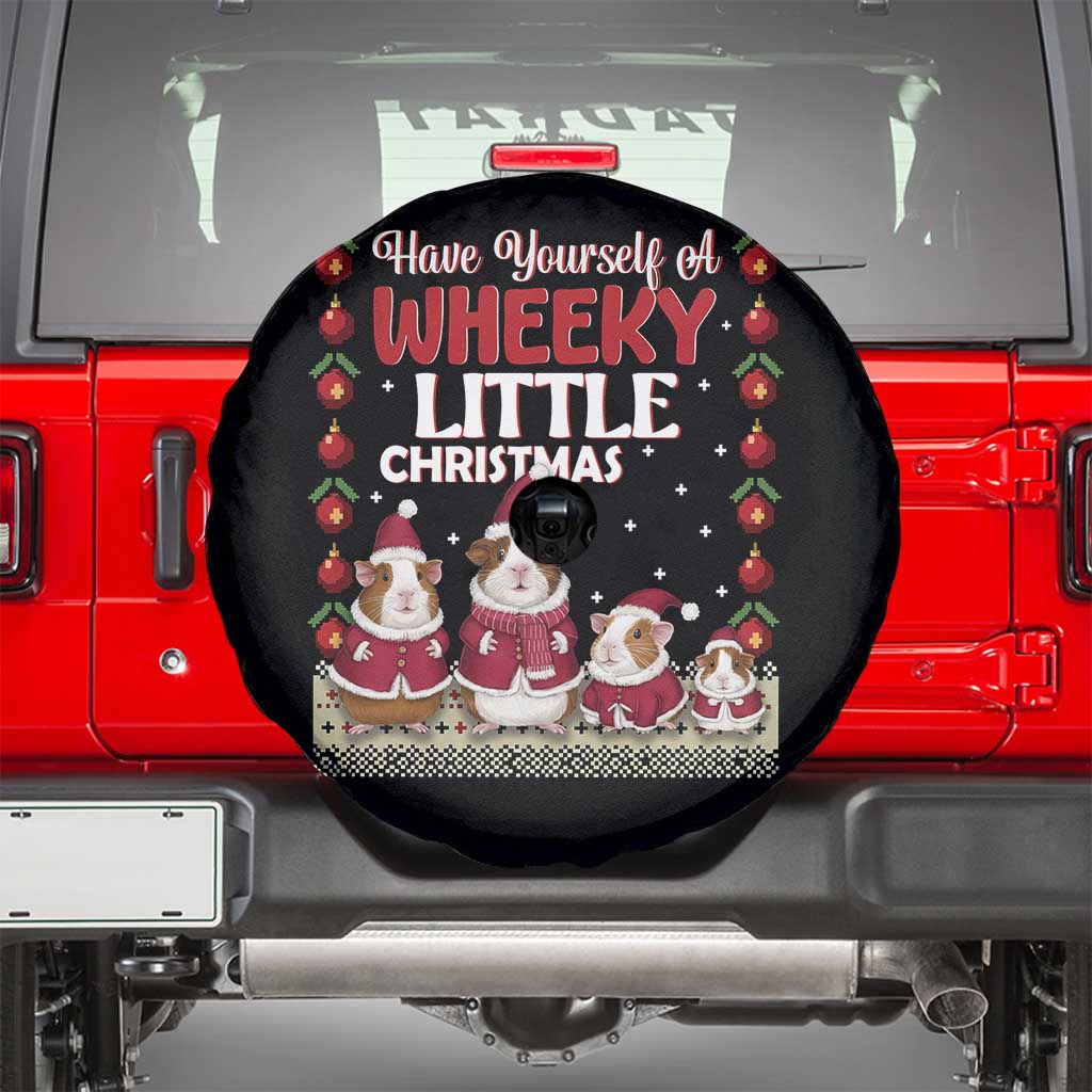 Christmas Guinea Pig Lover Spare Tire Cover Have Yourself A Wheeky Little - Wonder Print Shop